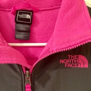Pink North Face Girls Jacket